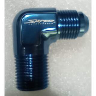 90 Degree -8 to 1/2 NPT AN Adapter